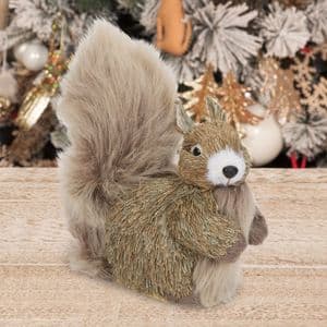 Woodland Squirrel Ornament Rustic Christmas Decoration