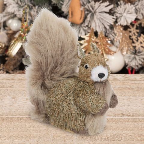 Woodland Squirrel Ornament Rustic Christmas Decoration