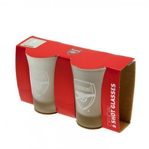 Arsenal FC Shot Glasses FR AFC Merchandise Online Football Gifts Shop