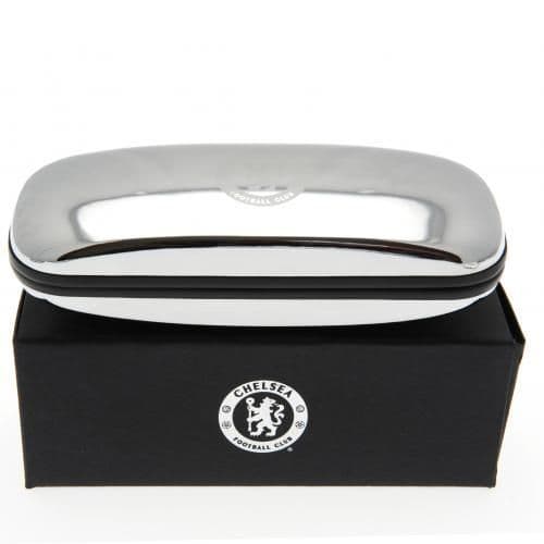 Chelsea FC Chrome Glasses Case CFC Merchandise [ Football Gifts Shop ]