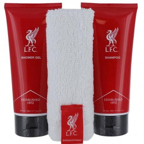 Liverpool FC Bath Time Gift Set Toiletries LFC Merchandise Gifts Shop