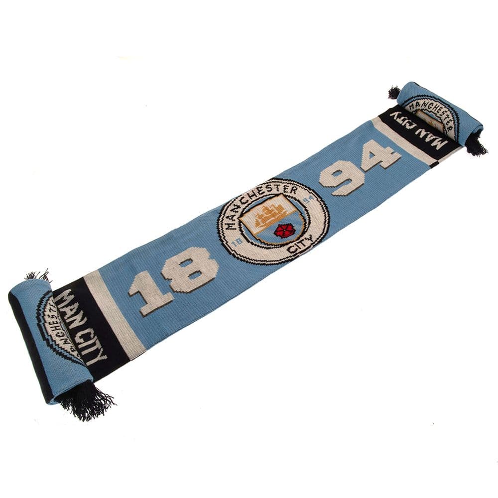 Manchester City Scarf RT MCFC Clothing [ Football Gifts Shop ]