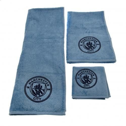 Manchester City Towel Set Man City Towels MCFC Shop