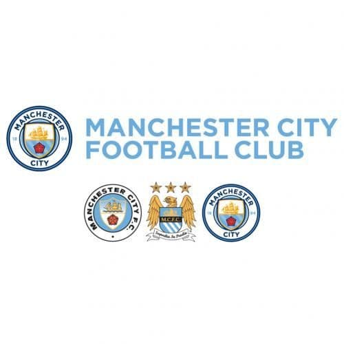 Manchester City Wall Sticker Set NC MCFC Stickers