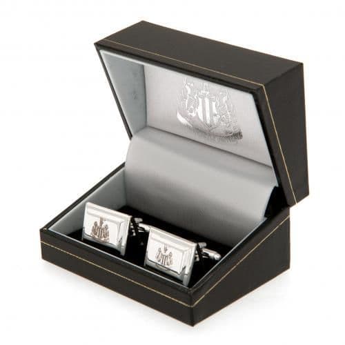 Newcastle United Cufflinks Silver Plated NUFC Merchandise