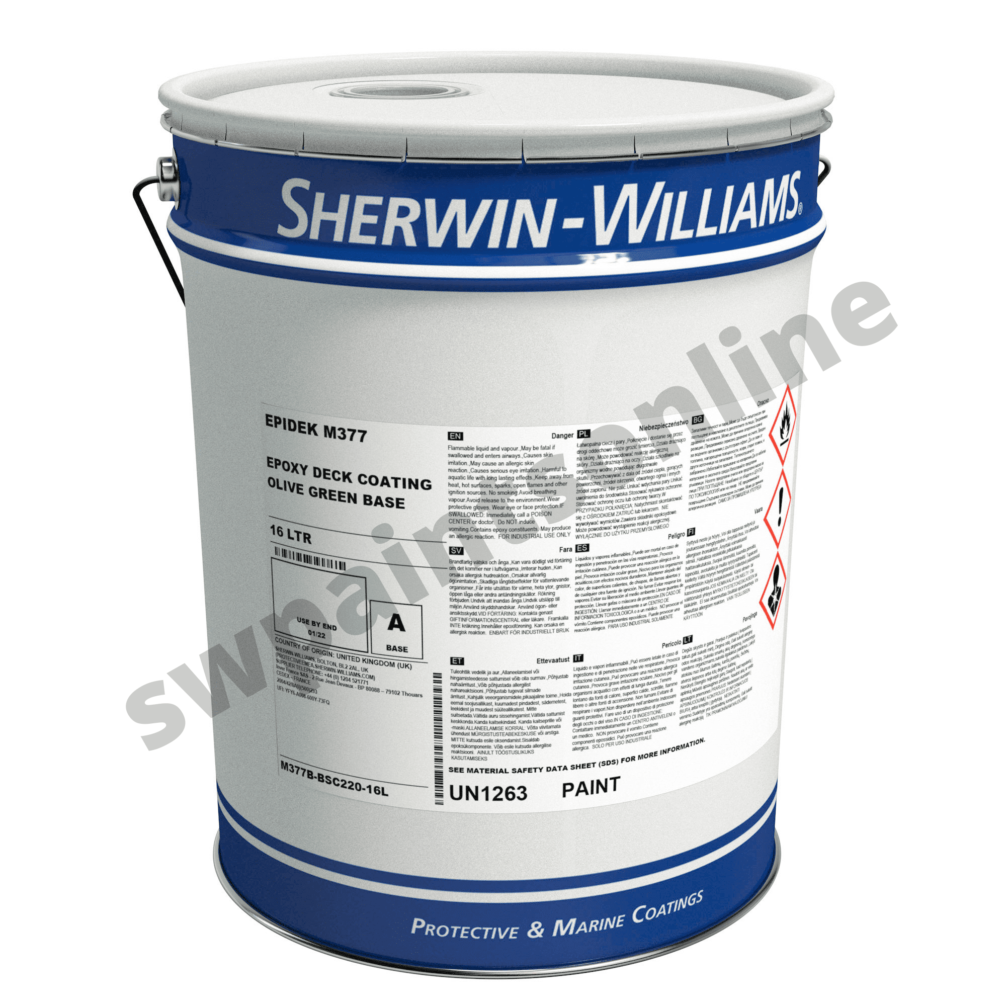 Sherwin-Williams Epidek M377 Flight Deck Paint
