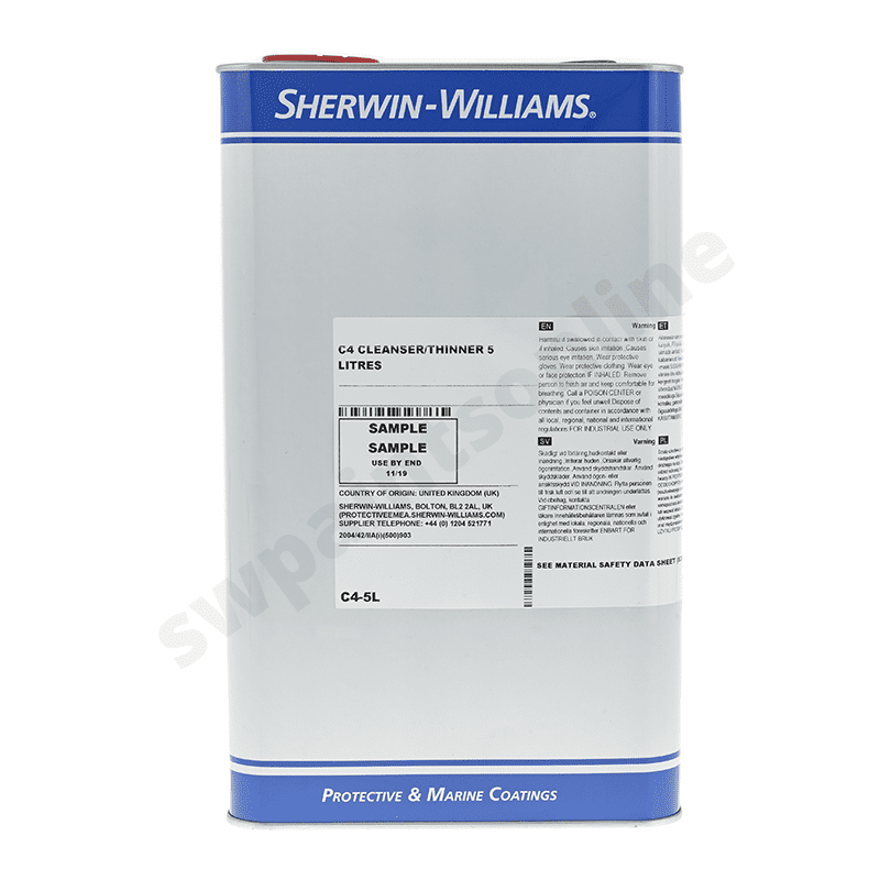 SherwinWilliams Leighs Cleanser Thinner No.4