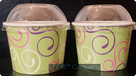 Ice Cream Tub 2 Scoop Cup (5OZ, 160ml GREEN EOC) x 500