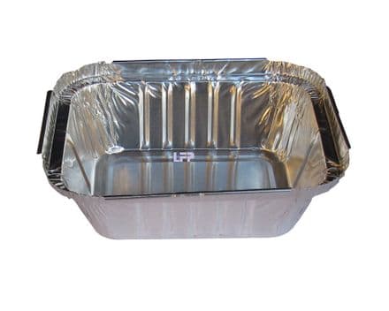 No2 Foil Container. Silver Brand