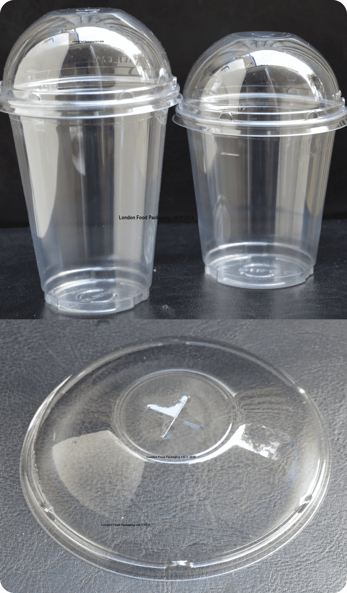 Clear cups best sale with lids