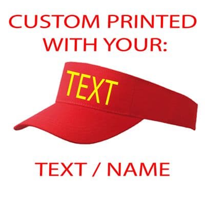 CUSTOM PRINTED SUN VISOR