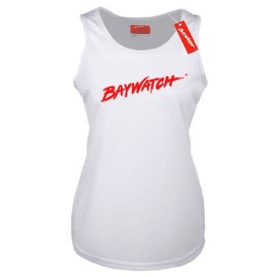 LADIES LICENSED BAYWATCH ® WHITE COOLTEX VEST