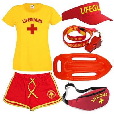 LADIES LIFEGUARD + T-SHIRT + SHORTS SETS