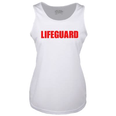 LADIES LIFEGUARD WHITE COOLTEX VEST