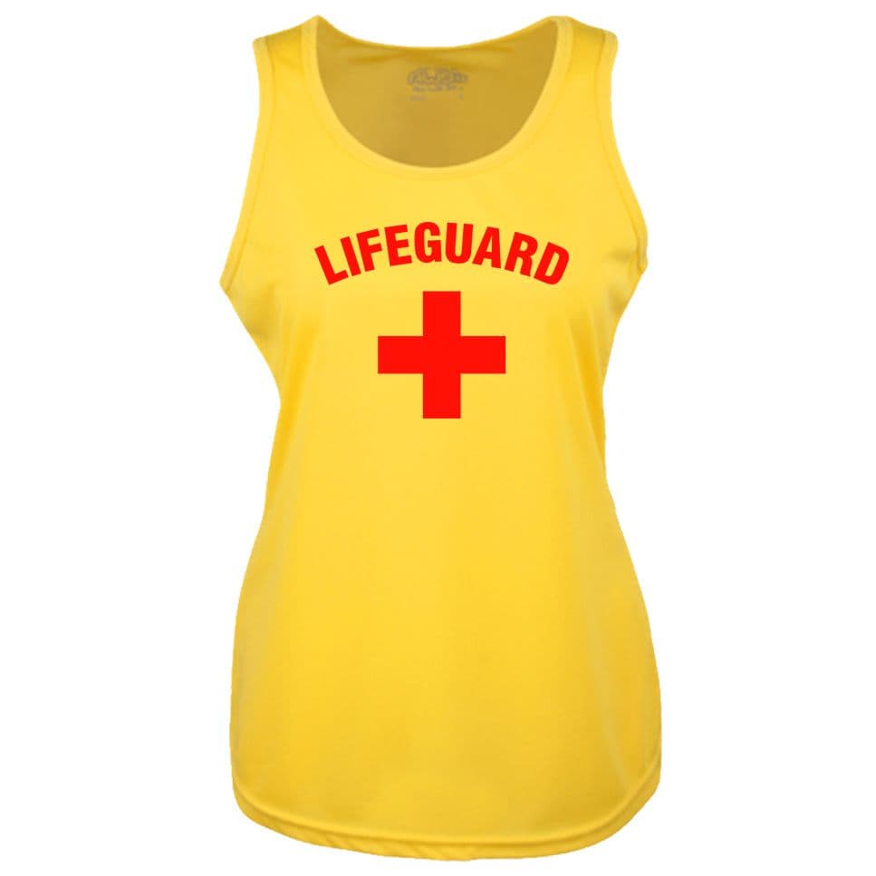 LADIES LIFEGUARD YELLOW COOLTEX VEST