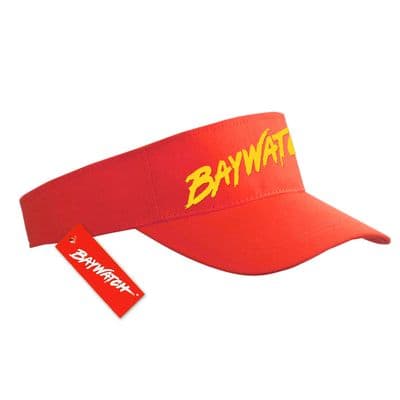 LICENSED BAYWATCH ® RED SUN VISOR