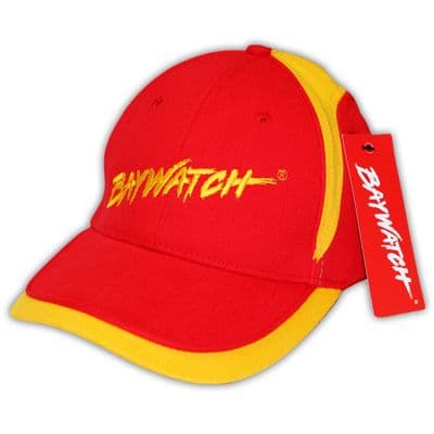 LICENSED BAYWATCH ® RED/YELLOW CAP
