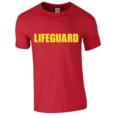 LIFEGUARD RED T-SHIRT