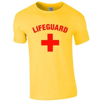 LIFEGUARD + YELLOW T-SHIRT