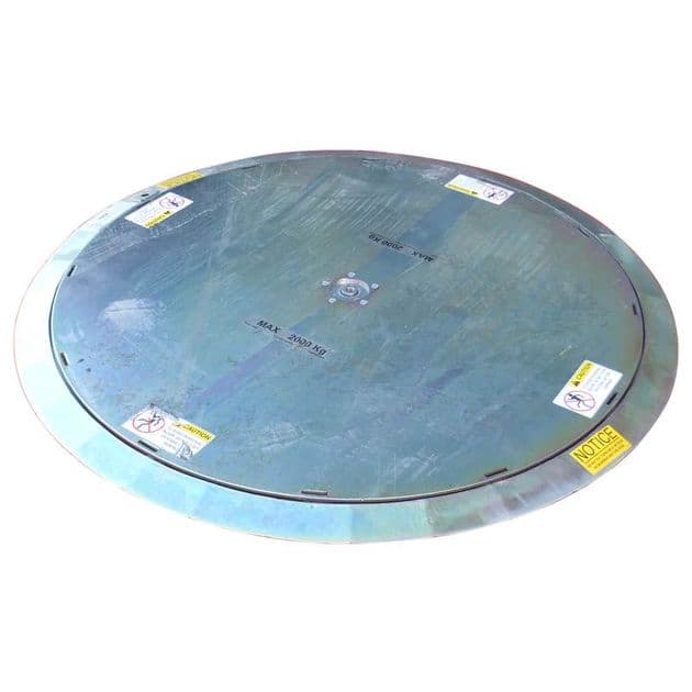 2 ton Pallet Disc Turntable with Circumference Ramp