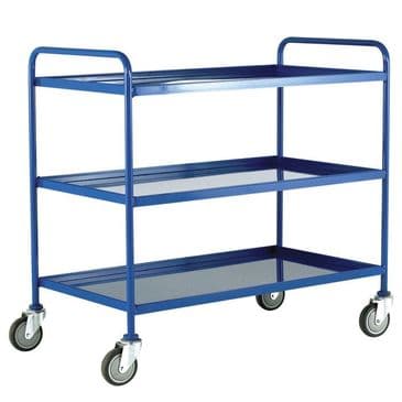 3 Shelf Tray Trolleys