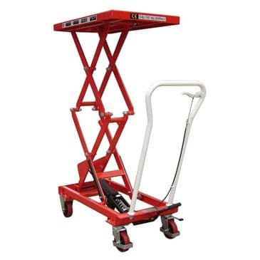 Budget Double Manual Scissor Lift Tables