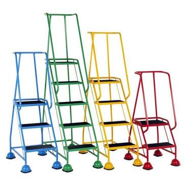 Classic Colour Glide-Along Mobile Steps, Models S005 to S014