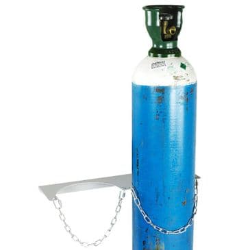 Economy Stainless Steel Cylinder Wall Racks