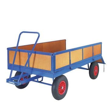 Heavy Duty Trailers with Drop Down Sides
