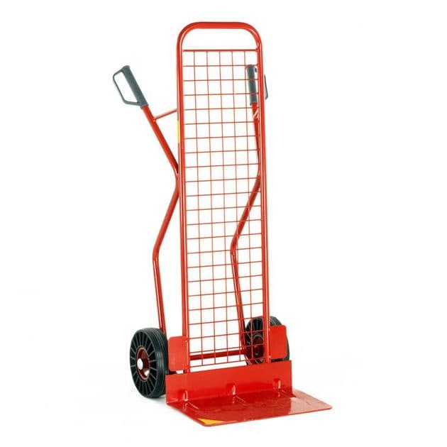 High Back Sack Truck with Mesh Back Capacity: 300kg Model: 420/ME/6253/HBM