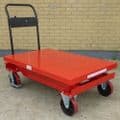 Mobile Scissor Lift Table with Large Platform, 1000kg Capacity - BSL100L