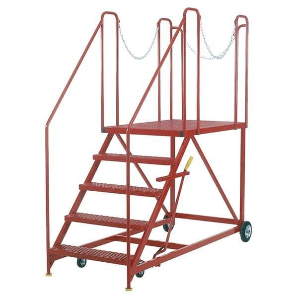 Mobile Steps with Dock Platform