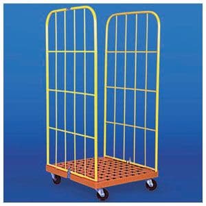Plastic Base Roll Containers, 500kg Capacity - 18.978.2 & 18.978.3