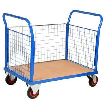 Platform Trucks with 3 Mesh Sides