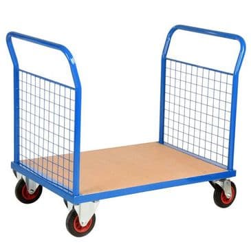 Platform Trucks with Double End Mesh Panels