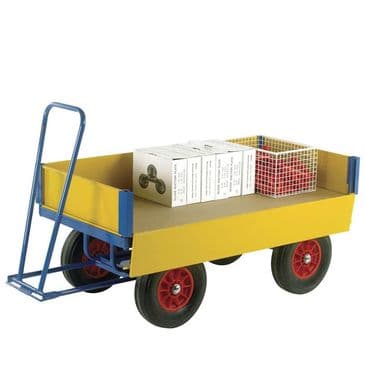 Turntable Trailer with Drop Down Sides - MDF Deck