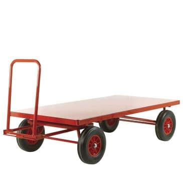 Turntable Trailer with Steel Deck