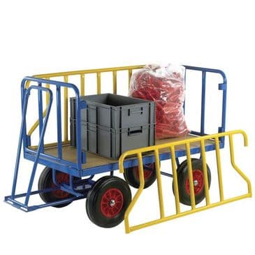 Turntable Trailer with Tubular Supports - MDF Deck