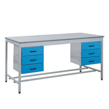 Utility Workbench with 2 Triple Drawers, ST5841575 - ST5841890