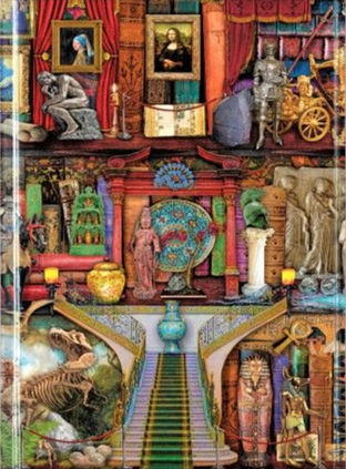 Aimee Stewart - Museum Bookshelves (Foiled Journal)