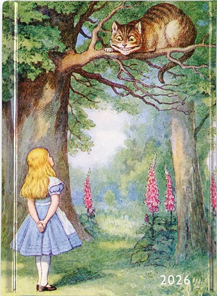 Alice in Wonderland - Luxury Hardback Pocket Diary 2026