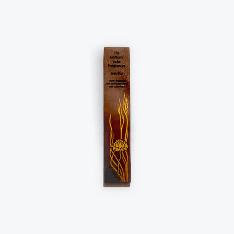 Amrita: The Mother's India Fragrance Incense 20 Full Length Sticks (Vegan)