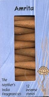 Amrita: The Mother's India Fragrances Incense 12 Cones