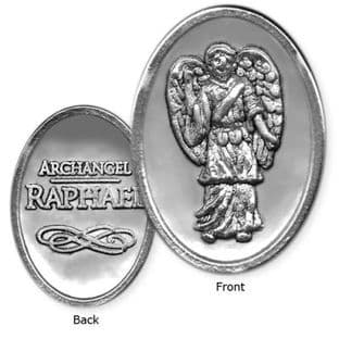 AngelStar "Archangel Pewter Medal Token" Archangel Raphael