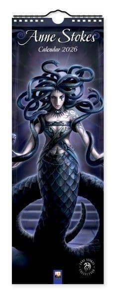 Anne Stokes - 2026 Slimline Wall Calendar