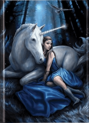 Anne Stokes - Blue Moon (Foiled Journal)