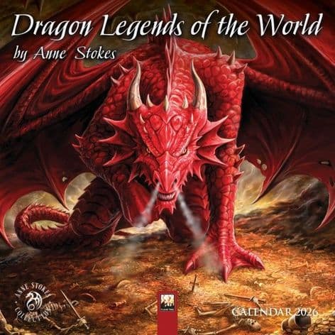 Anne Stokes - Dragons - 2026 Mini Wall Calendar
