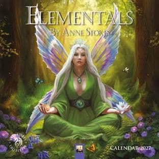 Anne Stokes - Elementals - 2027 Mini Wall Calendar