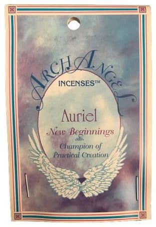 Archangel Incense: Auriel - New Beginnings - 12 Incense Sticks by Sage Spirit