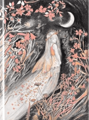Beverlie Manson - Fairy at Moonlight (Foiled Journal)